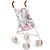 Коляска для кукол Твиглет Happy Baby 331970 сиреневые цветы